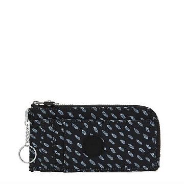 Portfele Kipling Dafni Printed Wallet Czarne Białe | PL 1040BE